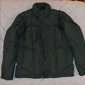 REI Men's Forest Green Puffer Coat